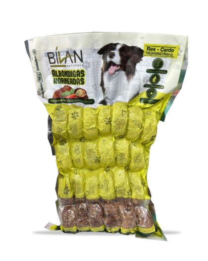 Albóndigas presentación familiar de Carne para Perros x 25 unidades