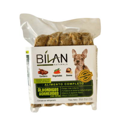 Albóndigas de Cordero para Perros 500Gr