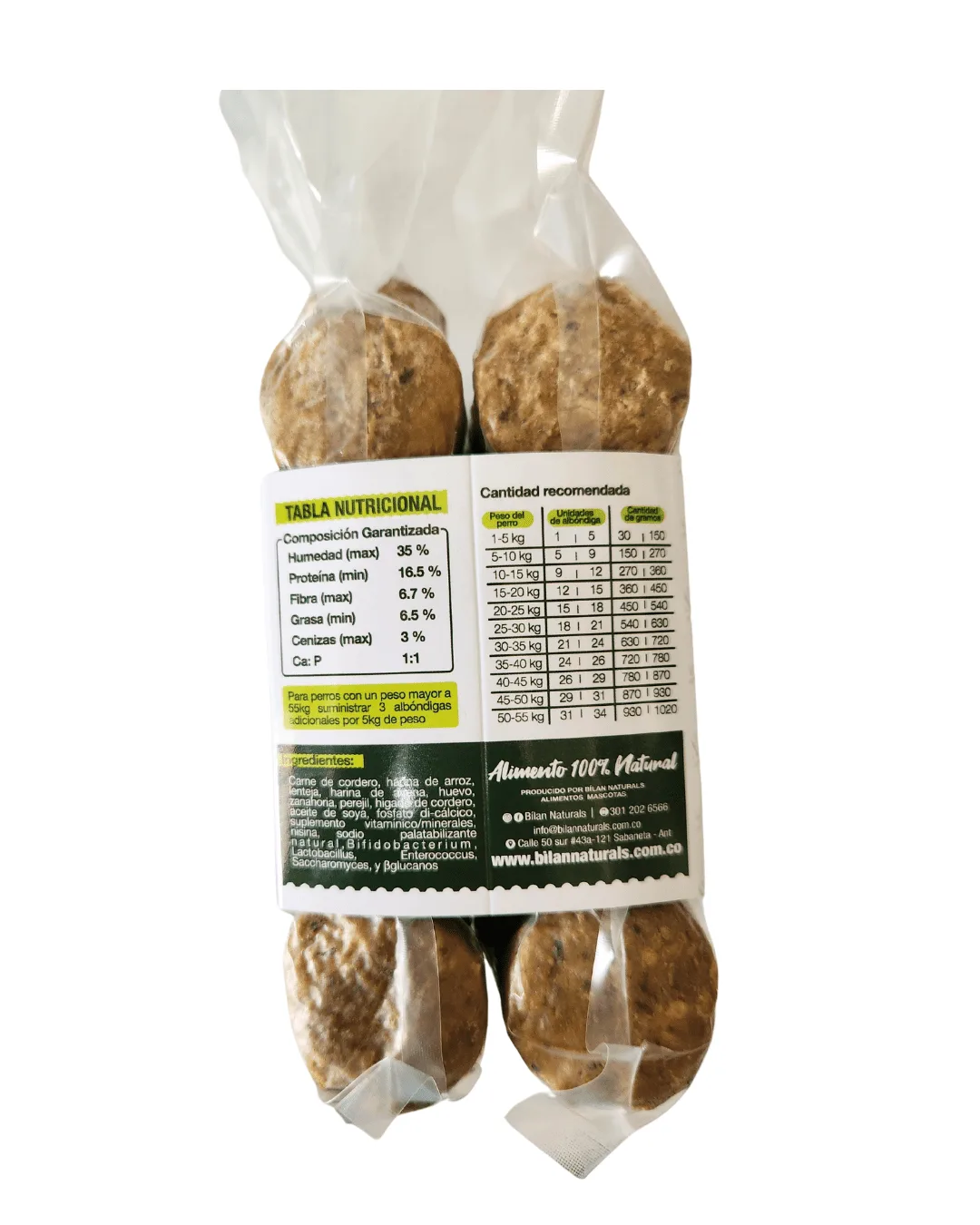 Albóndigas de Cordero para Perros 500Gr - Imagen 5